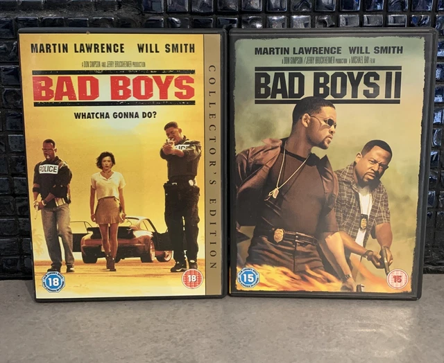 BAD BOYS COLLECTORS Edition & Bad Boys 2 DVD Will Smith & Martin ...