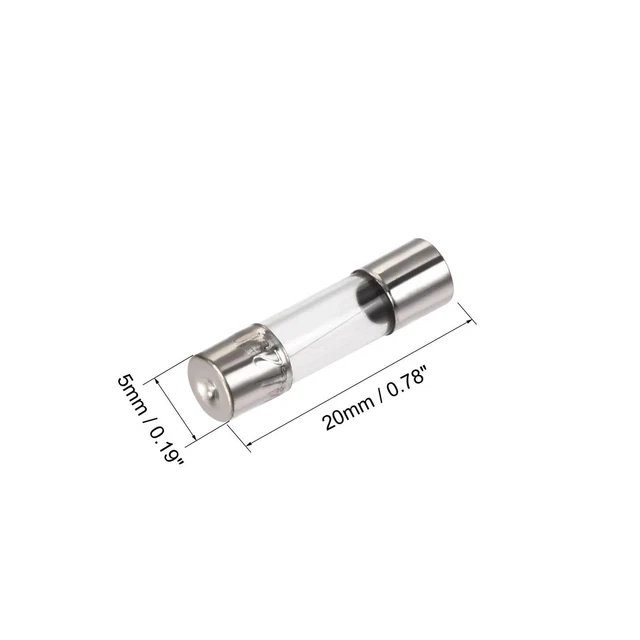 0.1A - 20A 250V 5x20mm Fusion Rapide 15 Value 150Pcs Verre Fusibles Kit 3