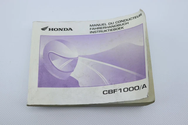 Manuale Utente per moto HONDA 1000 CBF 2008 Per 2008