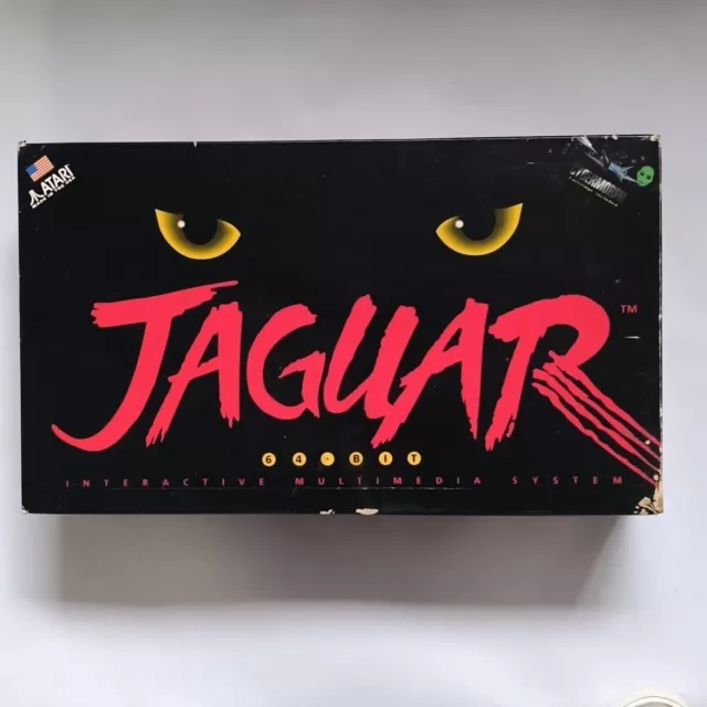 Atari Jaguar Black Console Boxed + Cybermorpth Game