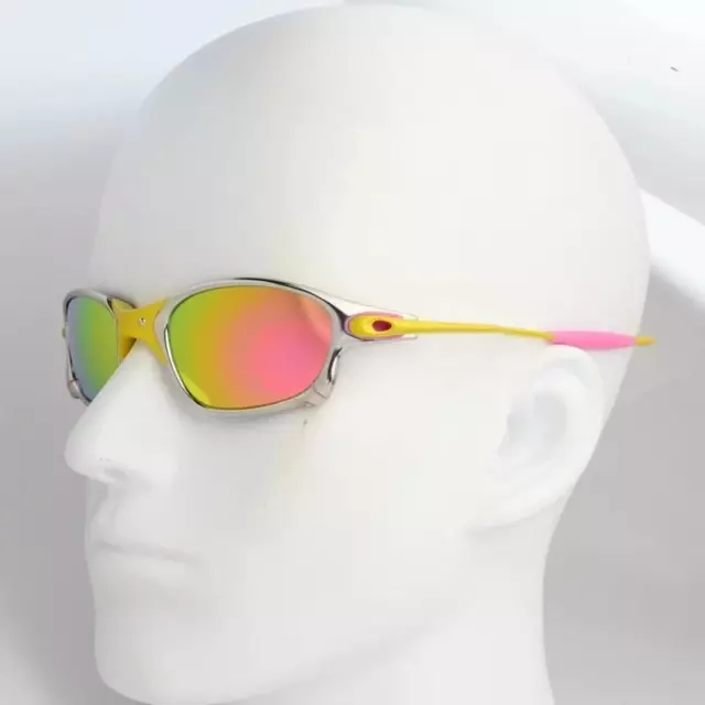 X-metal Juliet Cyclops Sunglasses Ruby Polarized Lenses Titanium Cycling Goggles