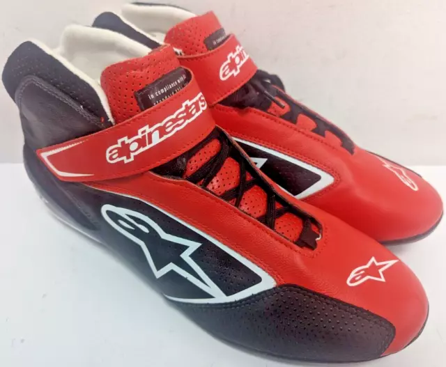 Alpinestars Go-Karting Tech-1 T Shoes Black/Red/White Uk9.5 Us10.5 Eu43.5 K031