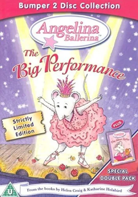 Angelina Ballerina The Show Must Go On DVD Finty Williams UK Rele New Sealed R2