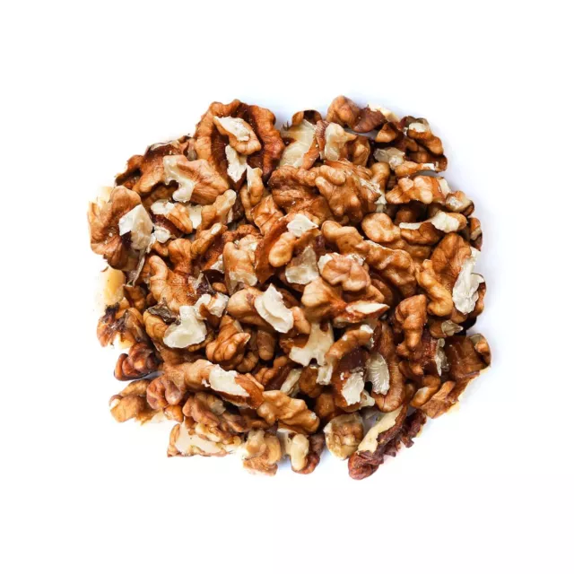 Dry Roasted Walnut Pieces – Oven Roasted, Unsalted, No Oil Added, Vegan Snack