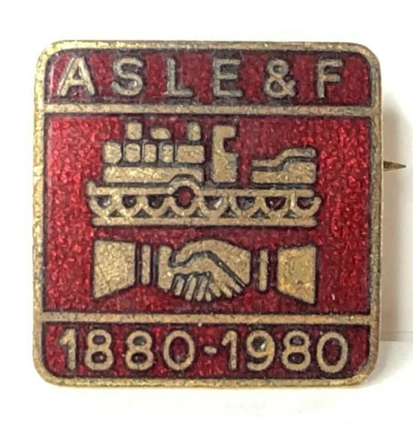 ASLEF Associated Society of Locomotive Engineers and Firemen centenary badge 3