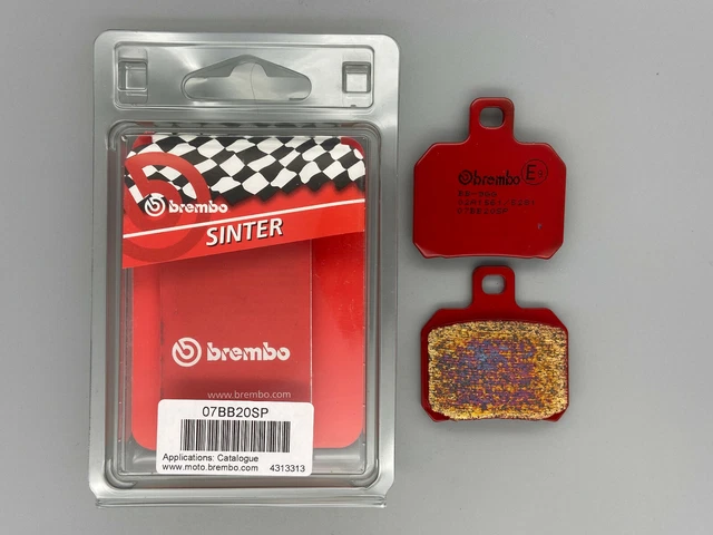 Brembo Bremsbeläge 07HO27 – Sintermetall, Mit ABE, Für Buell, Honda, Suzuki, Triumph (hinten)