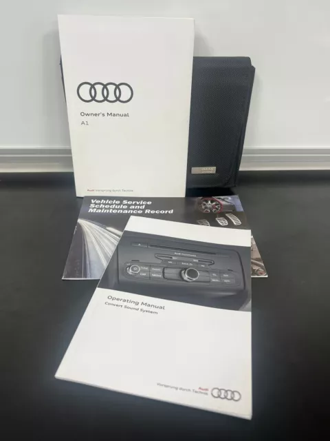 Audi A1 / S1 Owners Pack / Handbook / Manual With Wallet. 2014~2017 (2017)!