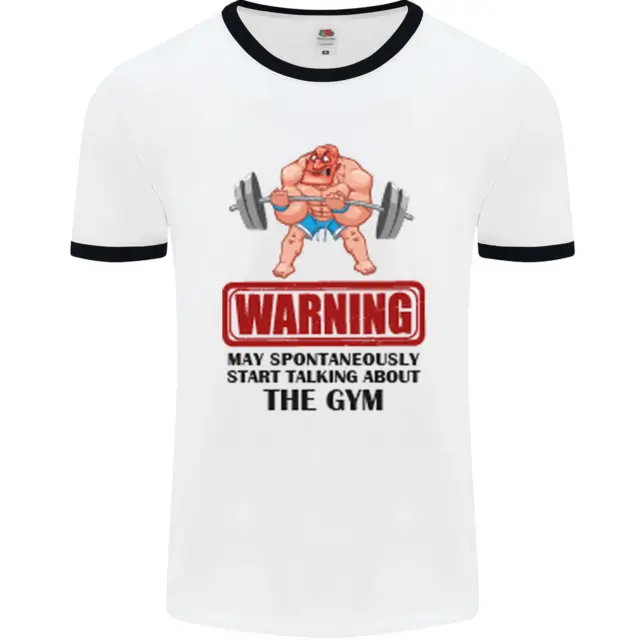 T-shirt da uomo Gym May Start Talking About bianca