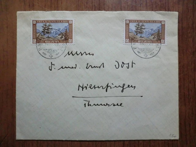 Svizzera busta del 1929
