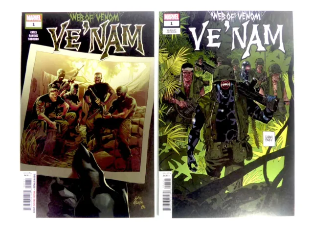 Marvel WEB OF VENOM: VE'NAM (2018) #1 + B Variant VF/NM to NM Ships FREE!