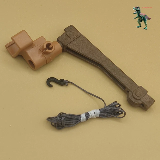 PLAYMOBIL Y4108 - Treuil Rouge Et Support Gris Pour Hélicoptère Sauveteurs Réf 3789