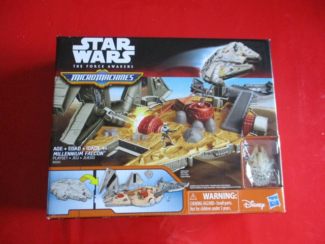 JAZWARES STAR WARS MICRO GALAXY SQUADRON MILLENNIUM FALCON - 22 CM | | Figuras de colección de cine y manga