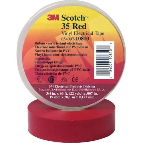 Replacement Part For 3M 35-Red-3/4X66Ft