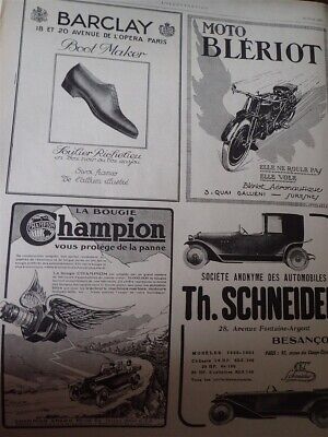 KODAK publicité papier ILLUSTRATION 1921 col FARMAN voiture BURBERRYS 