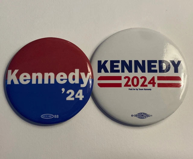 ROBERT F KENNEDY Jr OFFICIAL BUTTONS President 2025 SET Political RFK