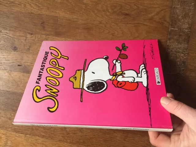 ALBUM BD SCHULZ PEANUTS fantastique snoopy dargaud eo 1988