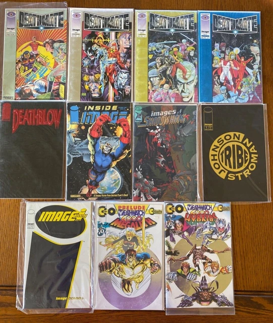Mixed Lot Inside Image Valiant Continuity DEATHMATE DEATHBLOW SHADOWHAWK VF