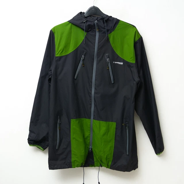 Brandsdal Of Norway XL Uomo Cappotto Giacca Outdoor Zip Cappuccio a Vento Top