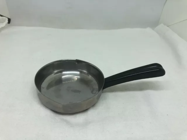 Vintage 3 5/8" Stainless Steel Frying Pan Nevco Japan Childs Play House Butter