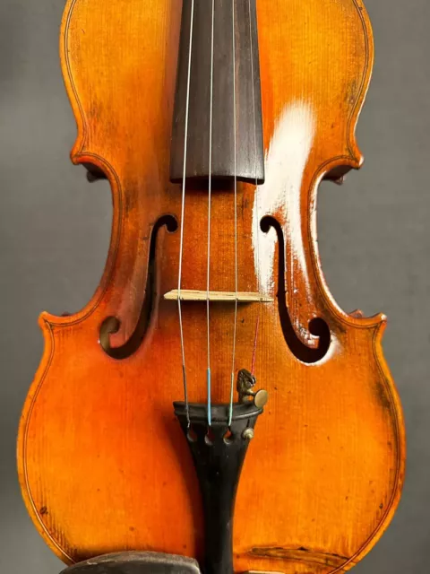 Feine alte Geige 4/4 Violine mit Zettel Armando Di Lelio 1949 Fine old violin