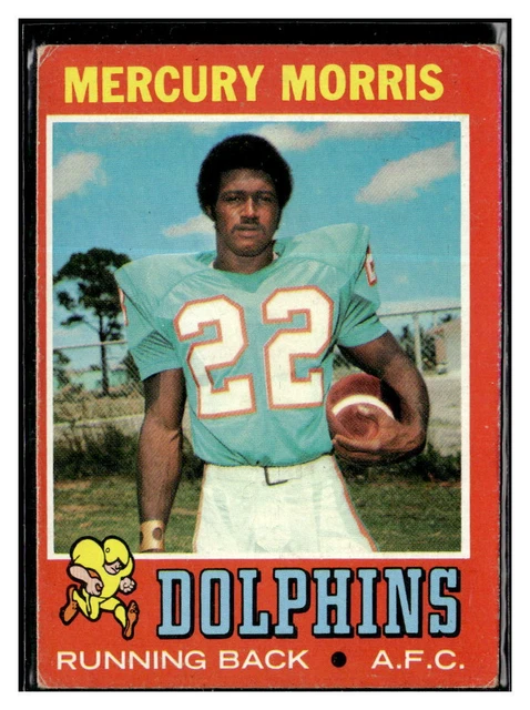 MERCURY MORRIS 1971 Topps #91 Miami Dolphins recrue RC EUR 4,39