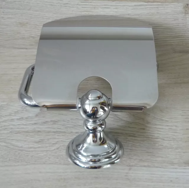 Toilettenpapierhalter mit Deckel, Design, Top Qualität, Wandmontage, gebraucht