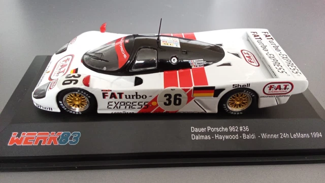 WERK 83 1/43 – PORSCHE 962 – Le Mans 1994 – 2 Cars Set - Five Diecast