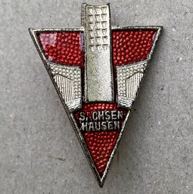 2427 Ww2 Sachsenhausen Holocaust Auschwitz Anniversary Badge Polish Jewish