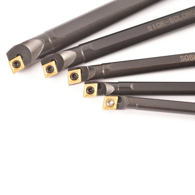 UK Stock Turning Tool Bore Inner Holder Carbide Boring Bar Metal Inserts Thread
