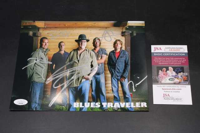 Blues Traveler Signed 8x10 Photo John Popper Autograph JSA COA D8613