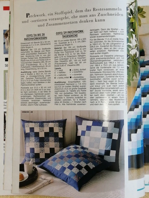 BURDA ANNA Spaß an Handarbeiten 5/92 Sticken Häkeln Stricken Occhispitze-Lehrg.  2