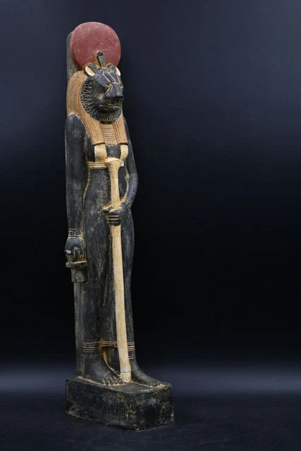 RARE SEKHMET STATUE Ancient Egyptian Goddess Of War Power Replica ...