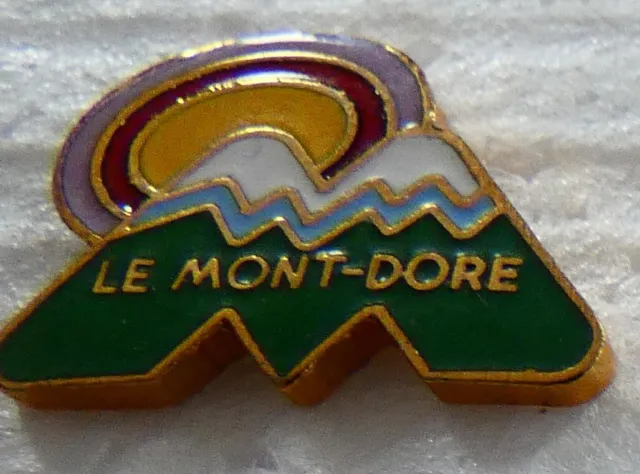 Beautiful Little Pin's Mountain Town Village Le Mont Dore Puy De Dome Egf