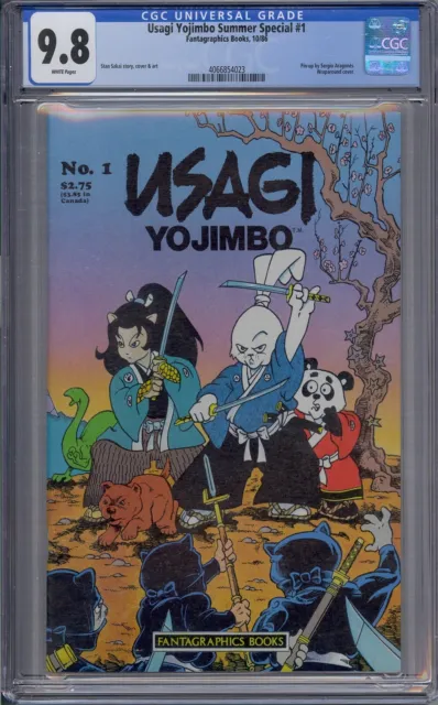 Usagi Yojimbo Summer Special #1 Cgc 9.8 White Pages