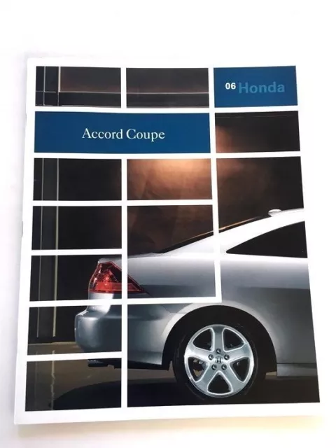 2006 Honda Accord Coupe 26-page Original Car Sales Brochure Catalog