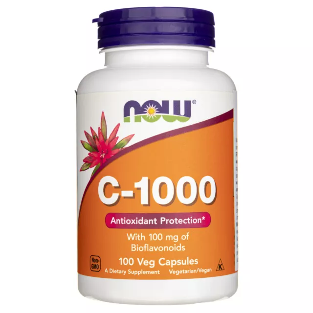 Now Foods Vitamine C-1000 avec bioflavonoïdes, 100 capsules