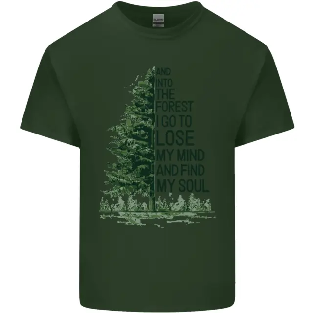 T-shirt top da uomo in cotone Into the Forest Outdoors trekking escursionismo 8