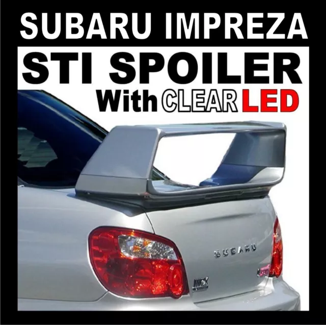 Fits, Subaru Impreza Wagon Newage. STi Rear Waist Lower Spoiler. HT Autos  UK
