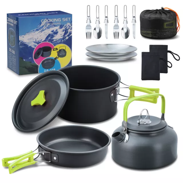 Camping-Kochset Camping-Kochgeschirr-Set 16-teiliges R4C9