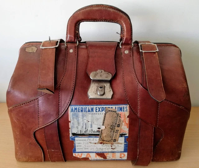 Sacoche à Outils Vélo Ancienne – Cuir – Origine 1900-1920