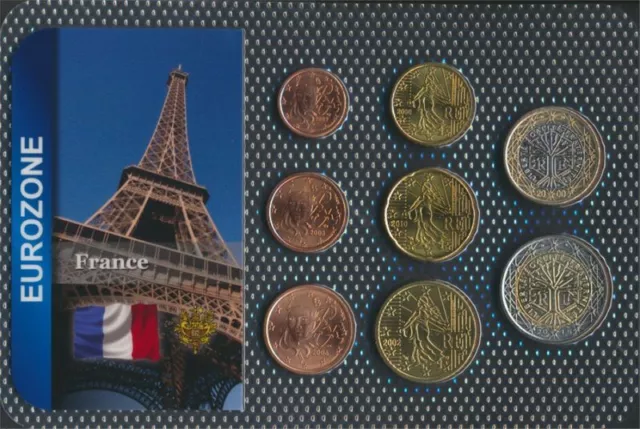 Francia Flor di cuño (FDC) Series de monedas de 1999 1 Ce (10092199