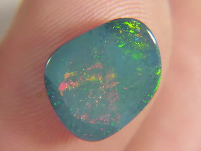 BUTW natural genuine australian opal triplet free form  cabachon   9949B