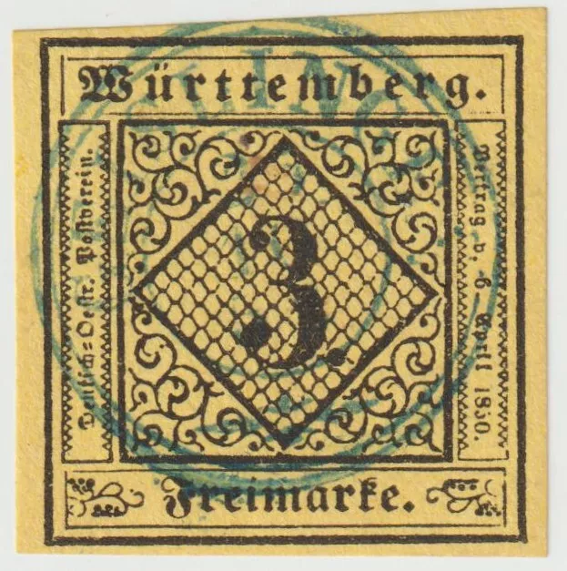 Briefmarken Deutschland Altdeutschland Württemberg aus GEISLINGEN