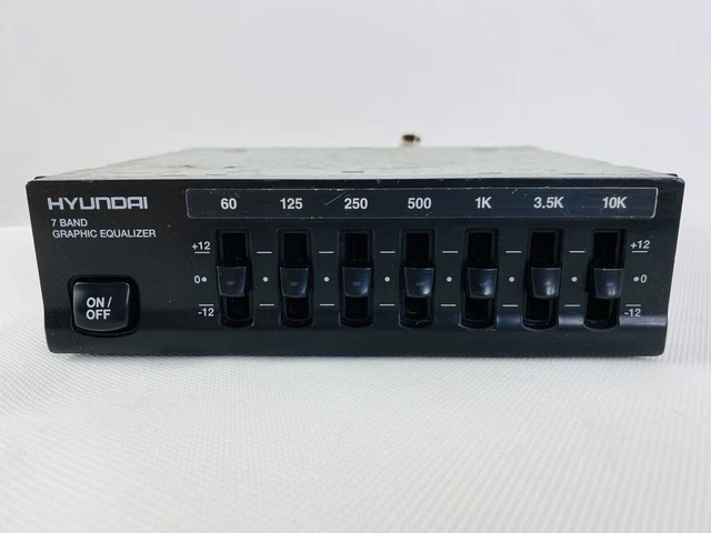 1990s Genuine Hyundai Galloper - 7 Band Graphic Equalizer Booster / Tested
