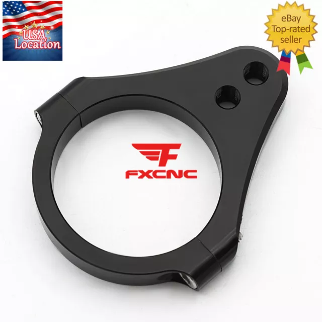 50mm Universal Motorcycle Steering Damper Fork Frame Mount Clamp Bracket Front