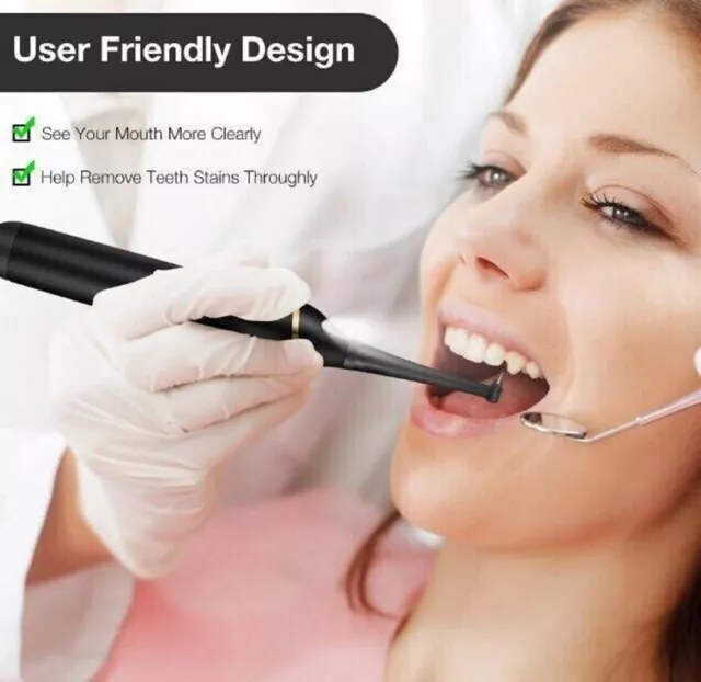 Ultraschall Zahnsteinentferner Elektrisch Reinigung Whitening Munddusche USB 3