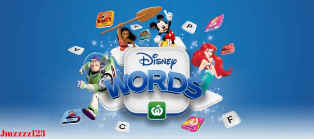 Woolworths Disney Words Tiles - Select Your Tiles - From $1.99 Each