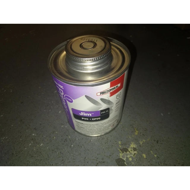 Rectorseal 55914 1 Pt "Jim Pr-1L" High Etch Low Voc Purple Pvc,Cpvc Primer