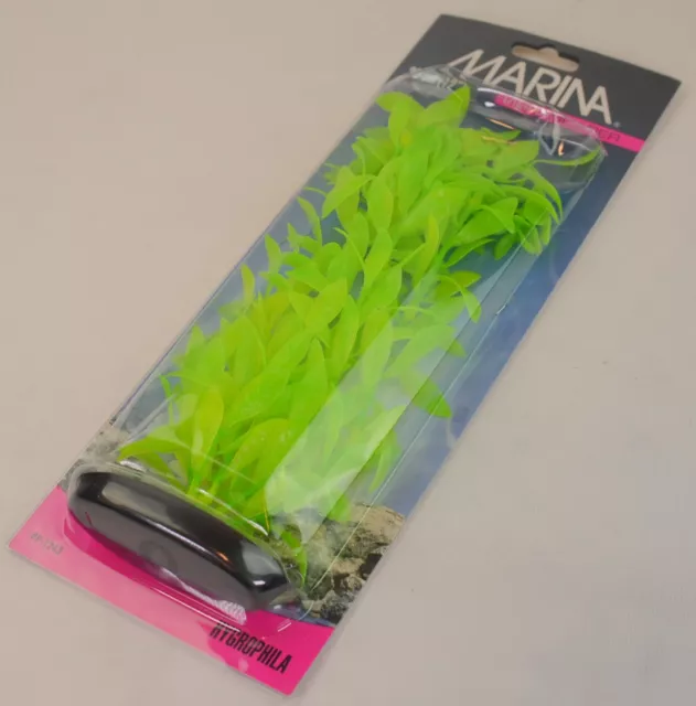 Marina Vibrascaper Plastic Plant Hygrophilia Green-Dayglo 12-inch