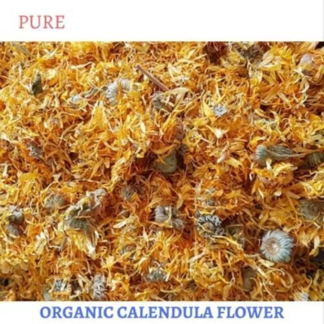 Dried Certified Organic Calendula flowers Herb Tea Premium Quality FREE POST